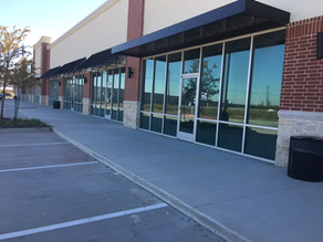 Commercial Buildings Power Wash Sidewalks and Entry